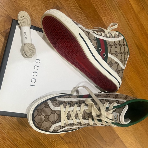 WOMEN'S GUCCI TENNIS 1977 SNEAKER - Picture 4 of 7